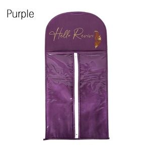 Wig storage carrier bag with hanger